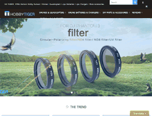 Tablet Screenshot of hobbytiger.com